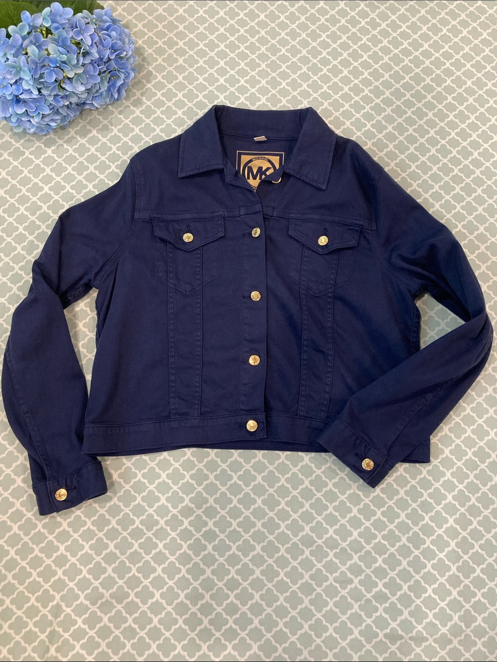 MICHAEL Michael Kors Navy Stretch Jacket XL